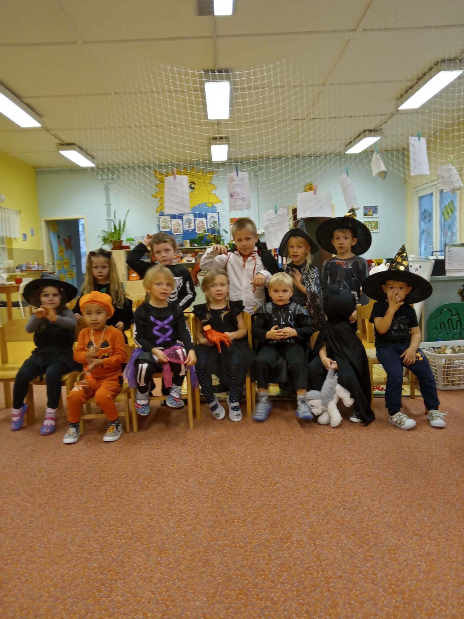 Společné foto musí být!!!!!!! Ať žije Halloween!!!!!